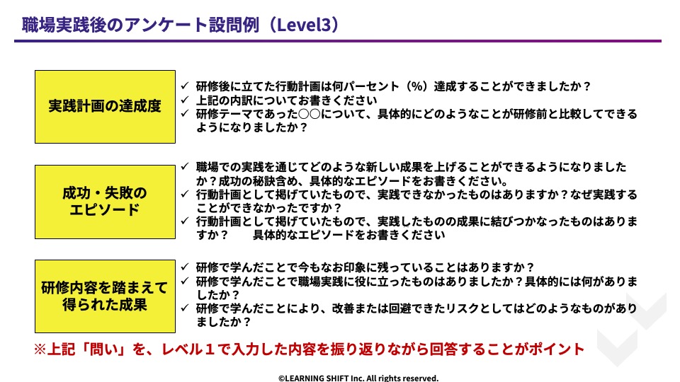 有益な研修効果測定をもたらすアンケート活用方法